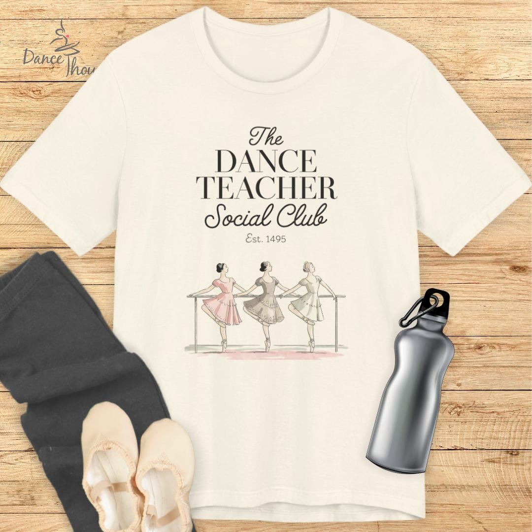 Dance Teacher Social Club T-shirt-T-Shirt-Dance Thoughts