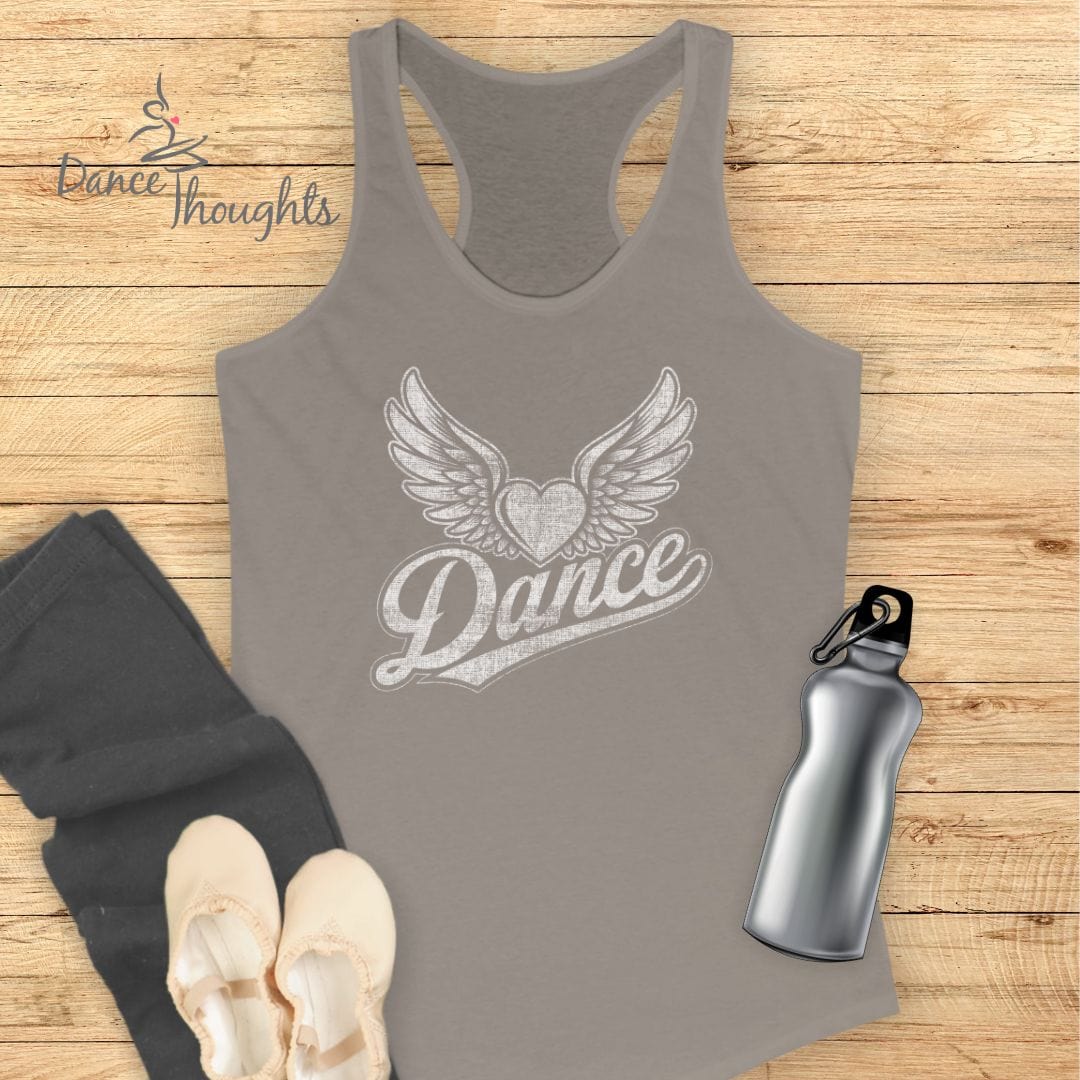 Heart With Wings Tank Top-Tank Top-Dance Thoughts