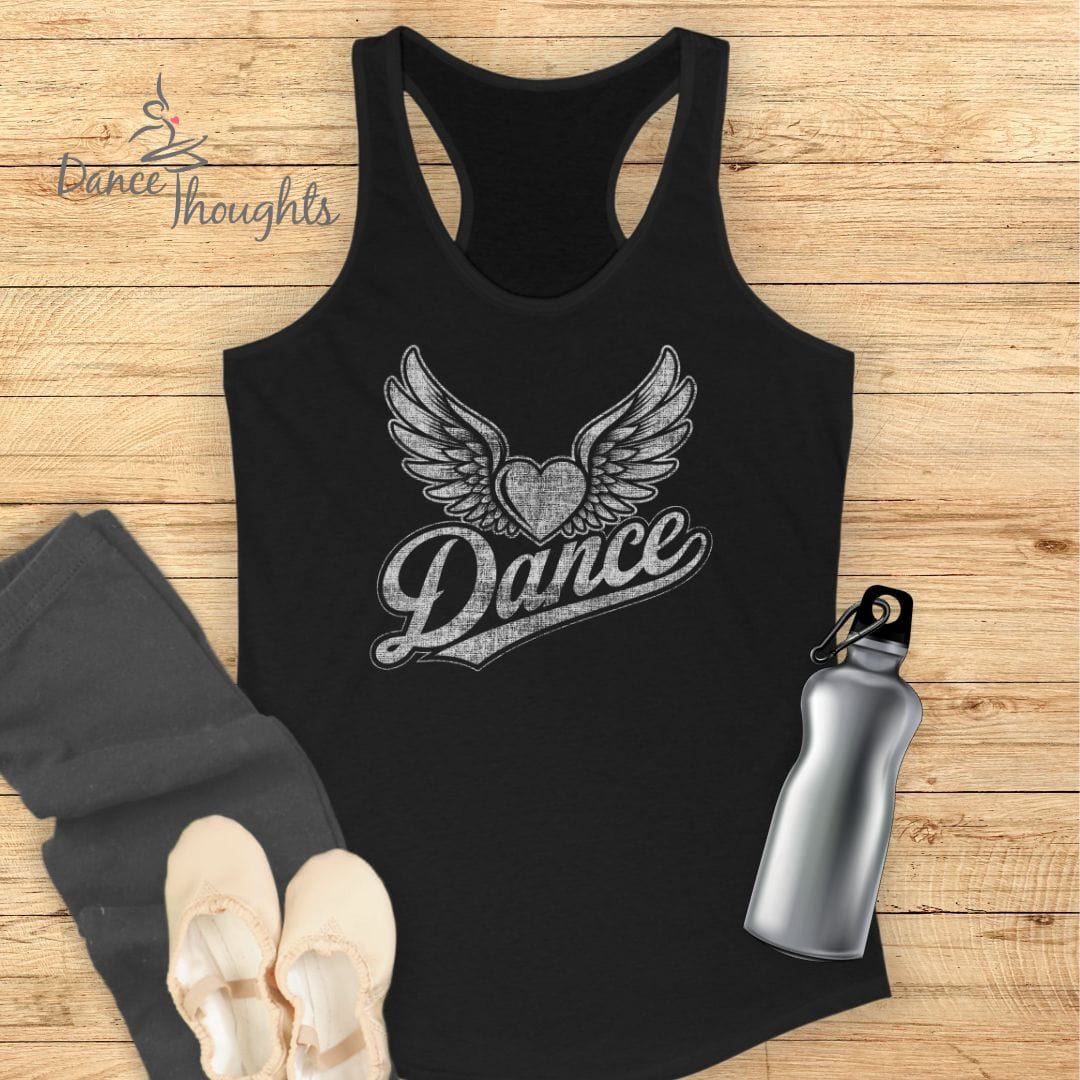 Heart With Wings Tank Top-Tank Top-Dance Thoughts