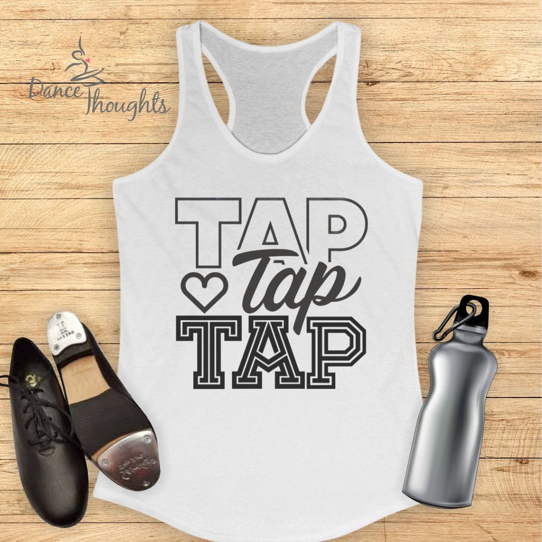 Tap Fonts Tank Top-Tank Top-Dance Thoughts