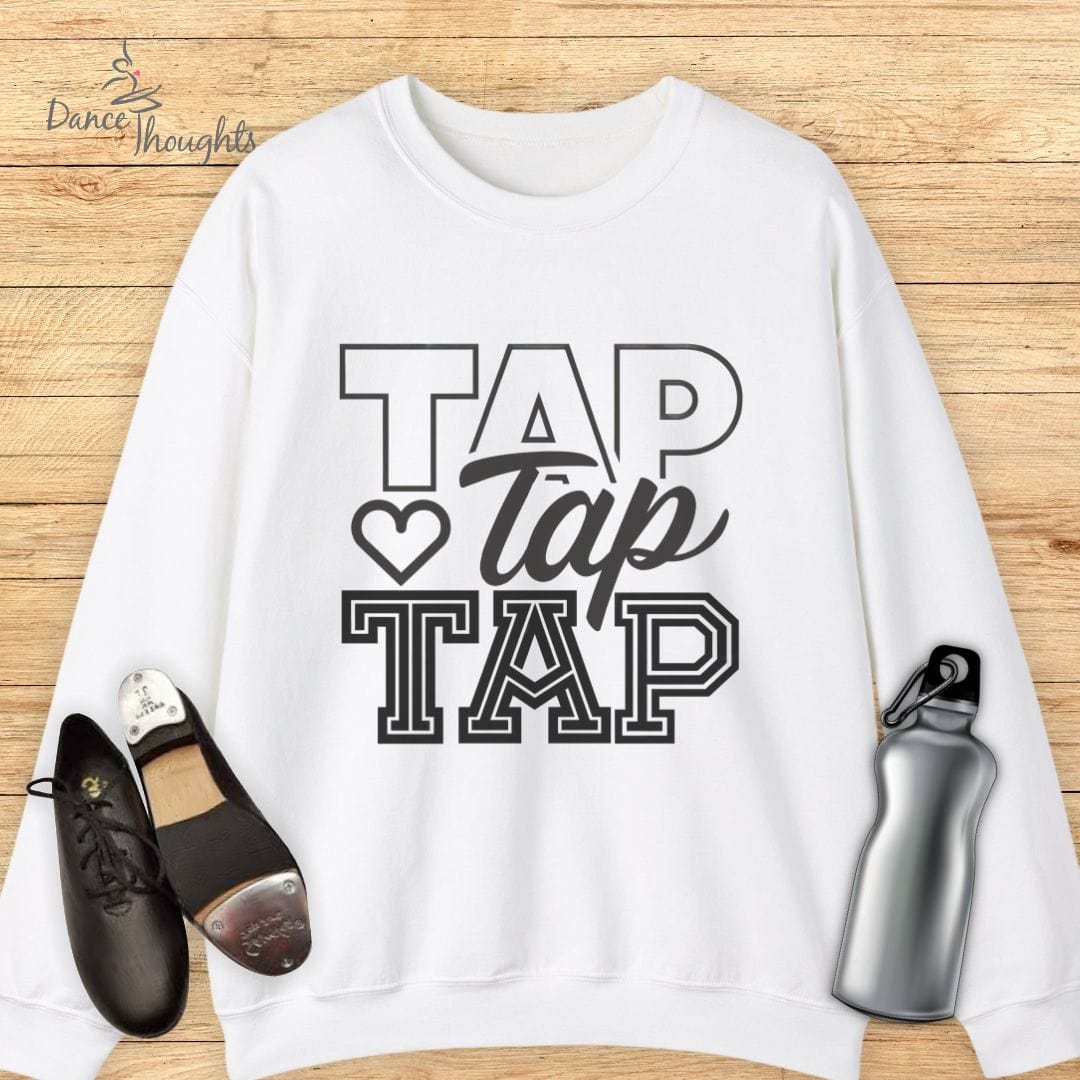 Tap Fonts Sweatshirt-Sweatshirt-Dance Thoughts