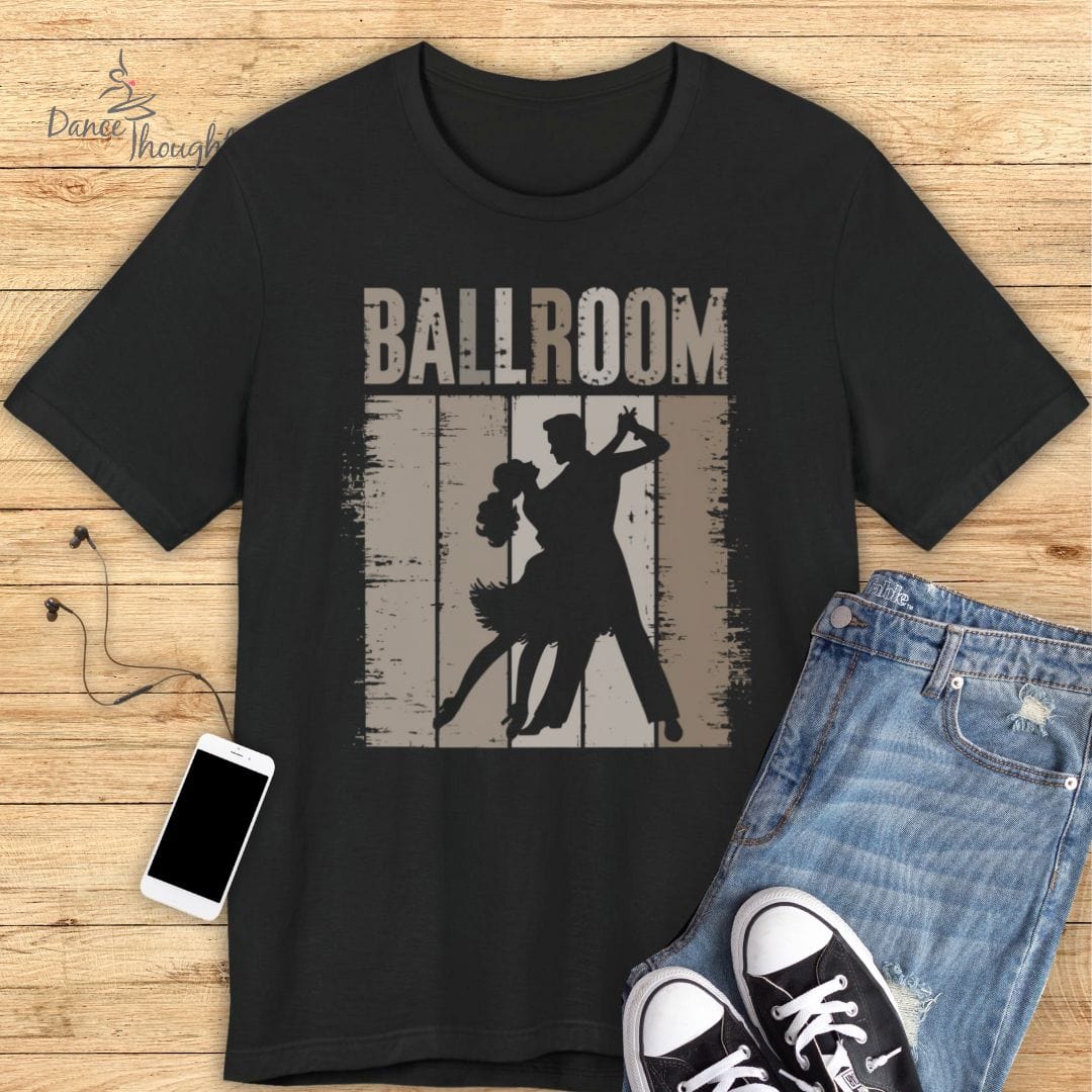 Distressed Ballroom T-shirt-T-Shirt-Dance Thoughts