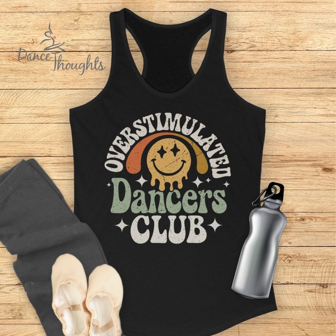 Overstimulated Dancers Tank Top-Tank Top-Dance Thoughts
