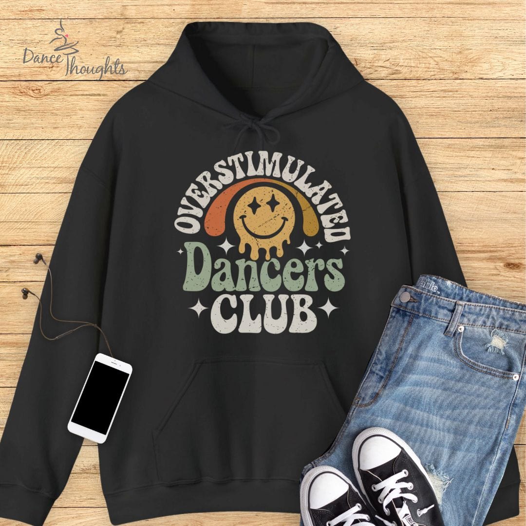 Overstimulated Dancers Hoodie-Hoodie-Dance Thoughts