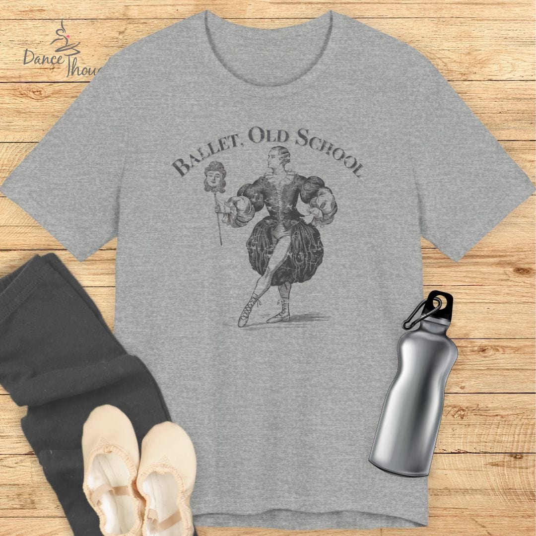 Ballet, Old School T-shirt-T-Shirt-Dance Thoughts