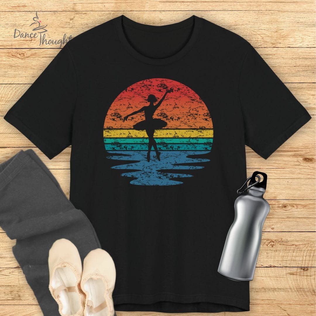 Ballerina Sunset T-shirt-T-Shirt-Dance Thoughts
