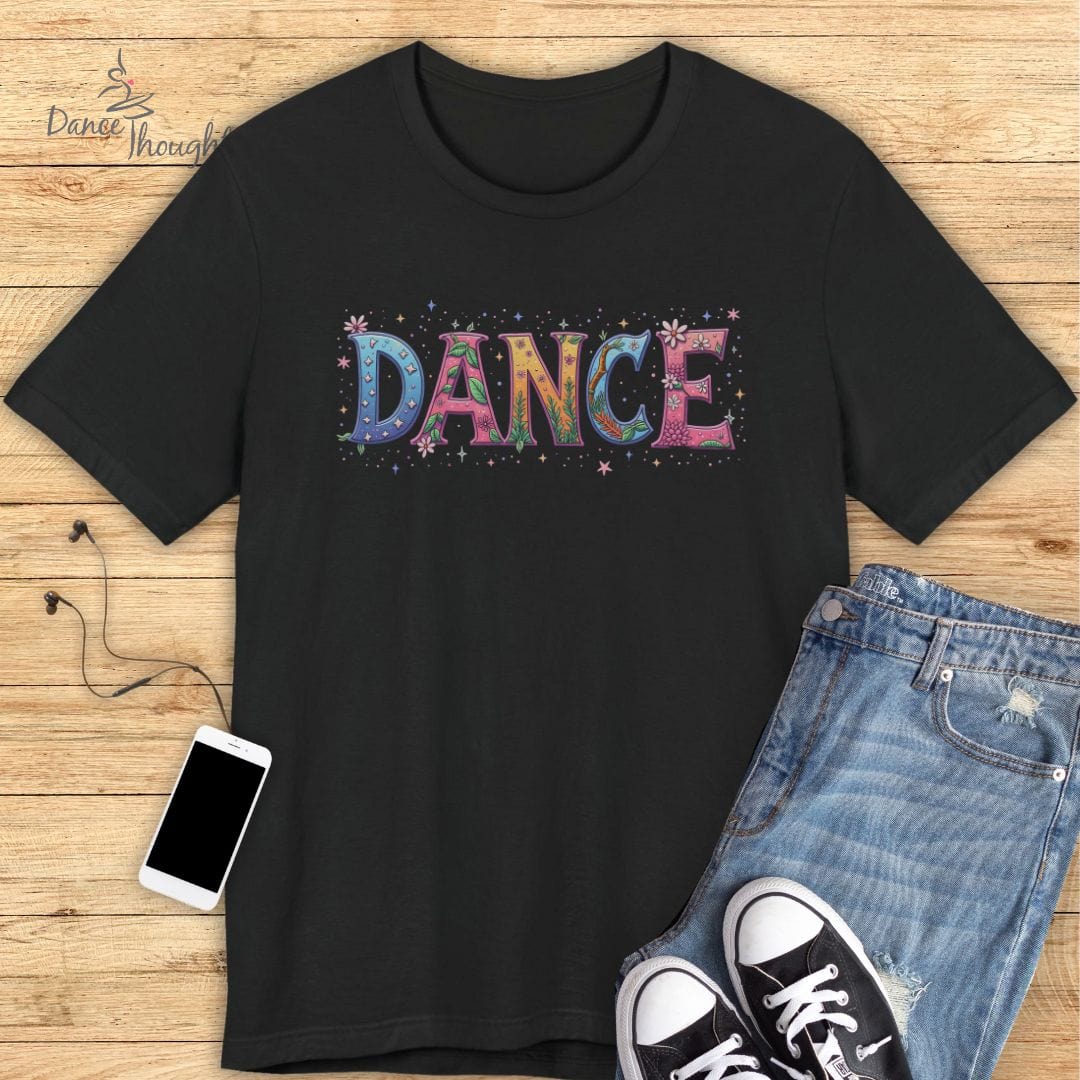 Dance Filled With Flowers T-shirt-T-Shirt-Dance Thoughts