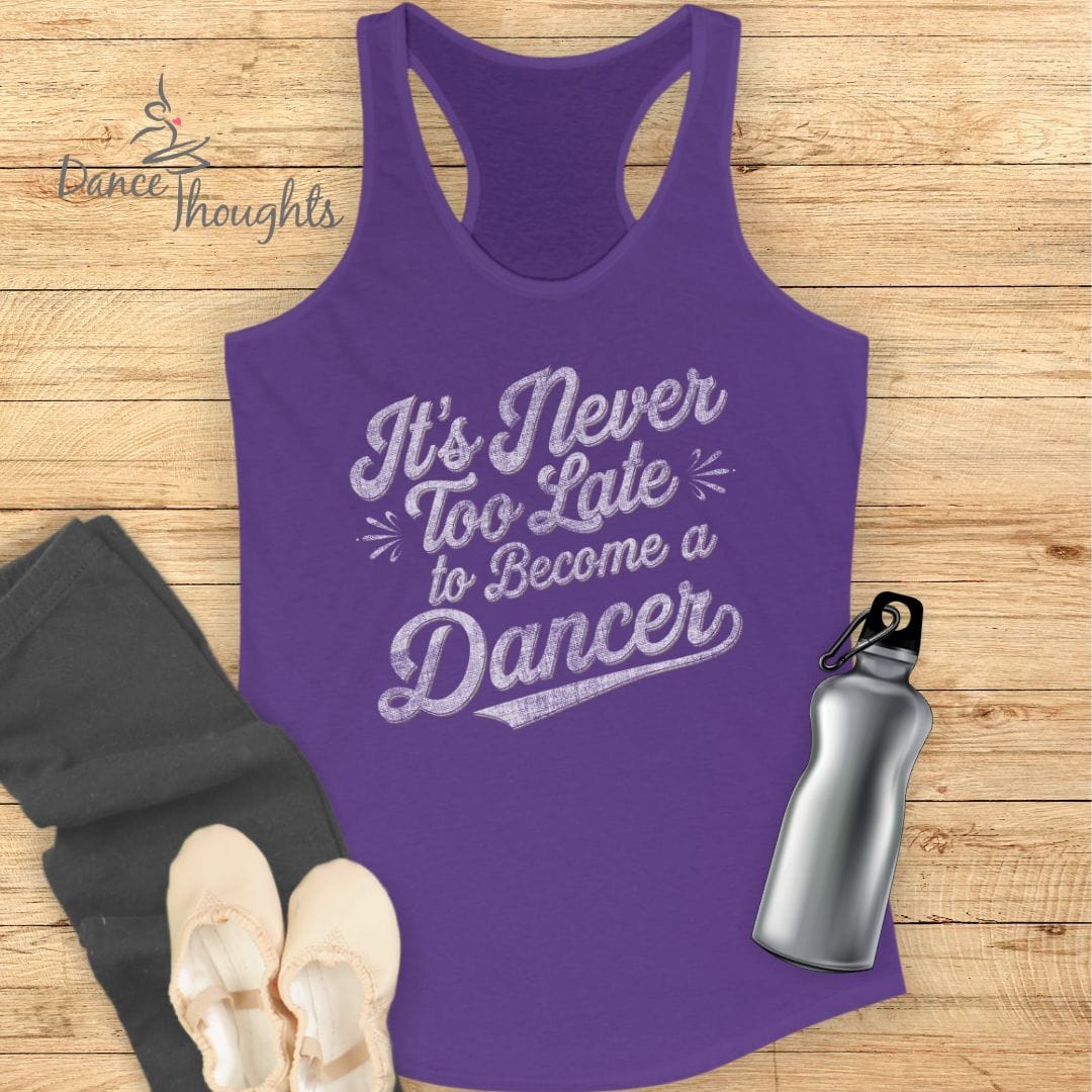 Never Too Late Tank Top-Tank Top-Dance Thoughts