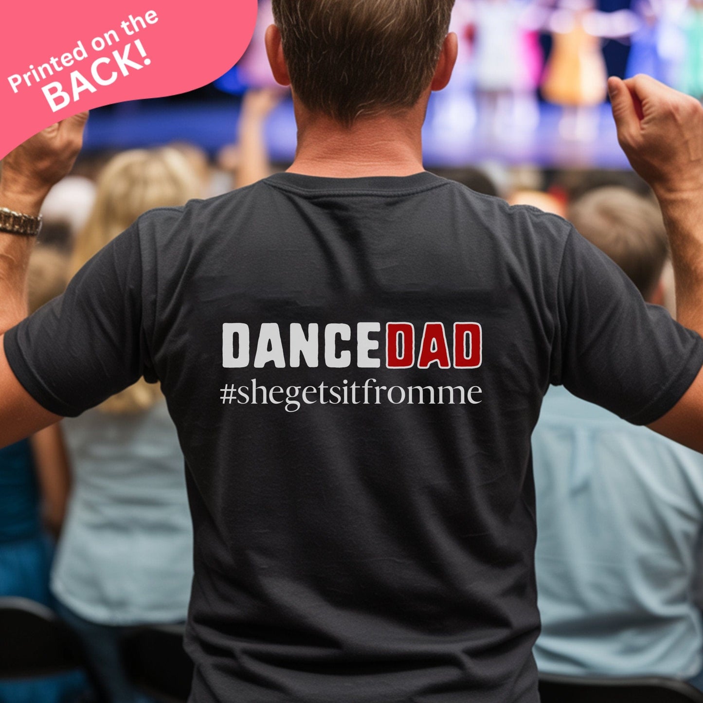 She Gets It From Me BACK PRINT T-shirt