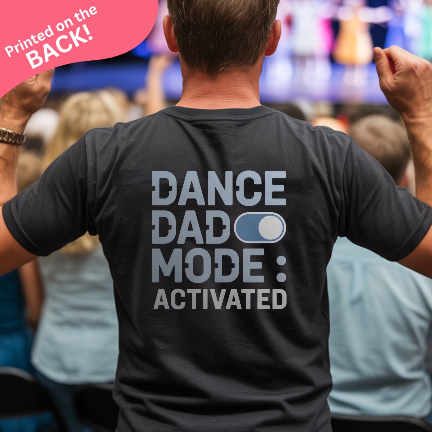 Dance Dad Mode BACK PRINT T-shirt