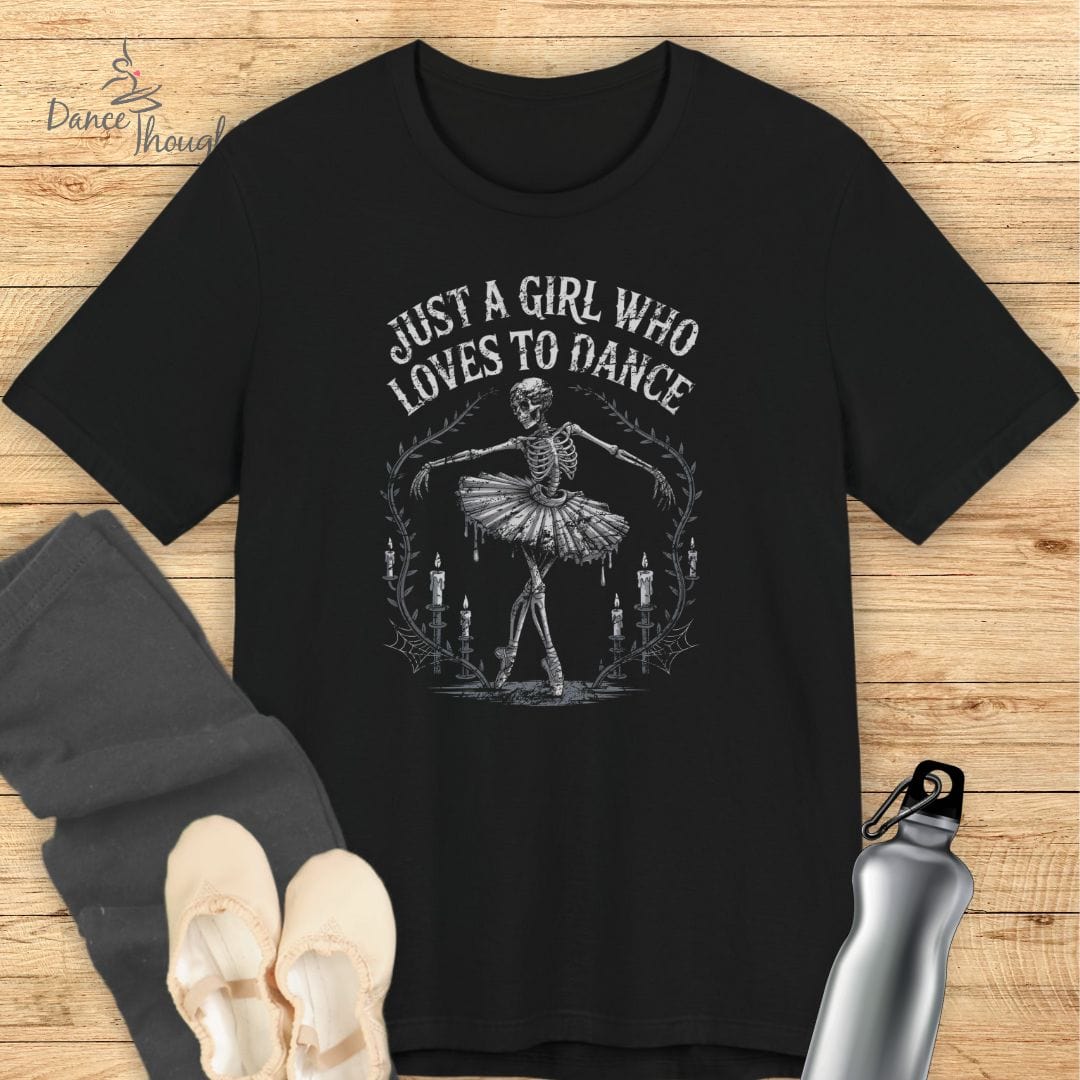 Just A Girl Skeleton T-shirt