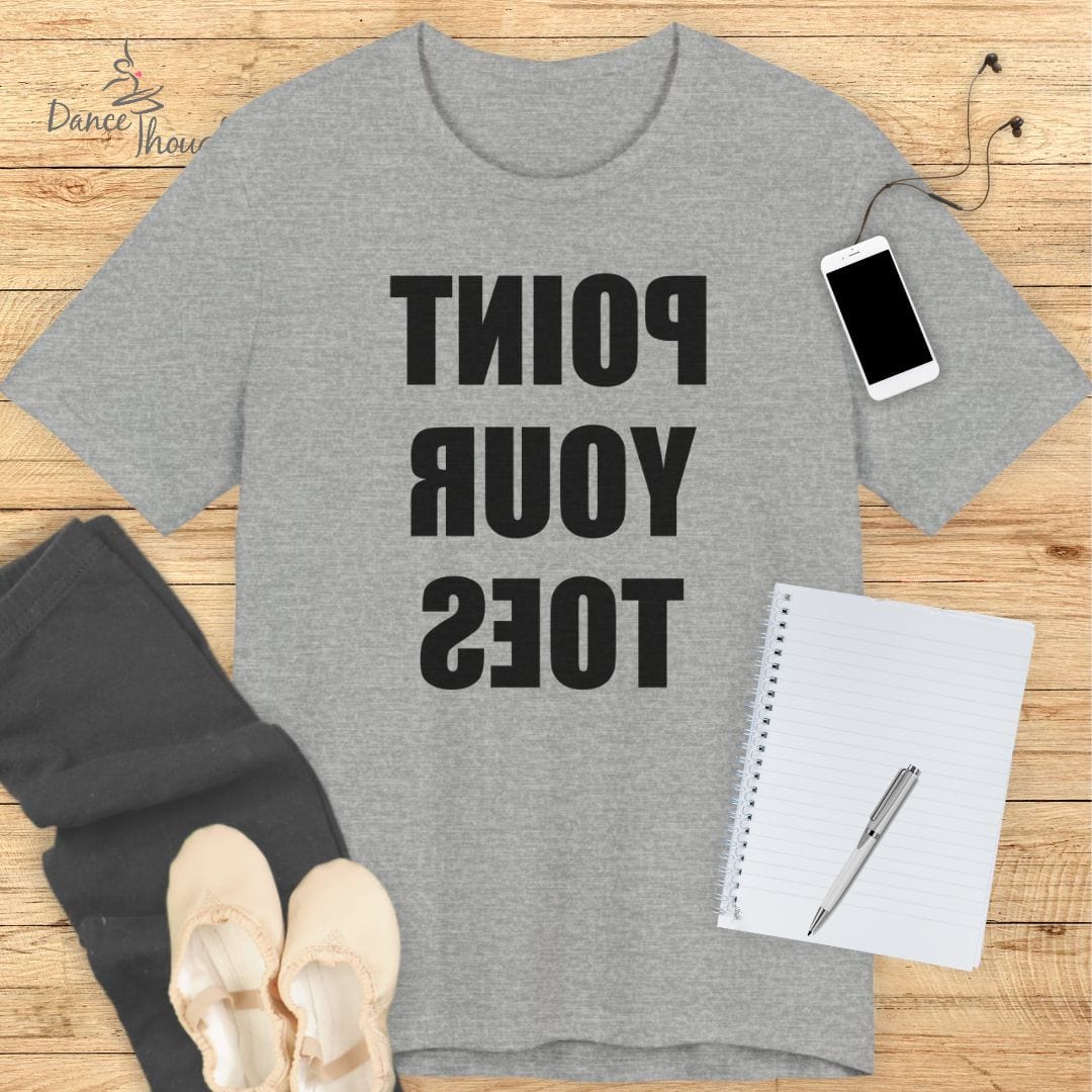 REVERSE Pointe Your Toes T-shirt