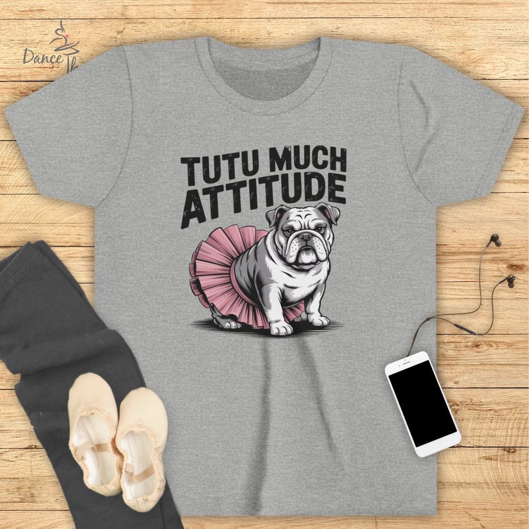 KIDS Tutu Much Attitude T-Shirt