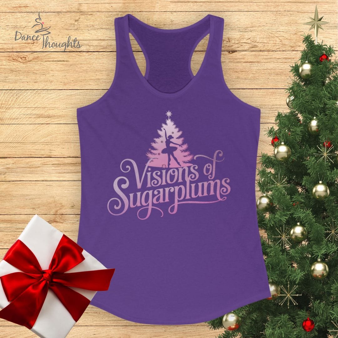 Visions of Sugarplums Tank Top-Tank Top-Dance Thoughts