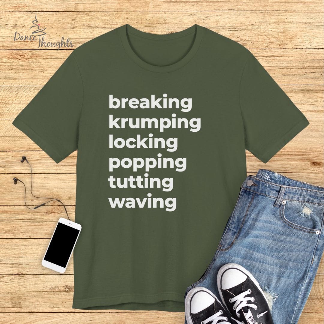 Hip-Hop Terminology T-Shirt-T-Shirt-Dance Thoughts