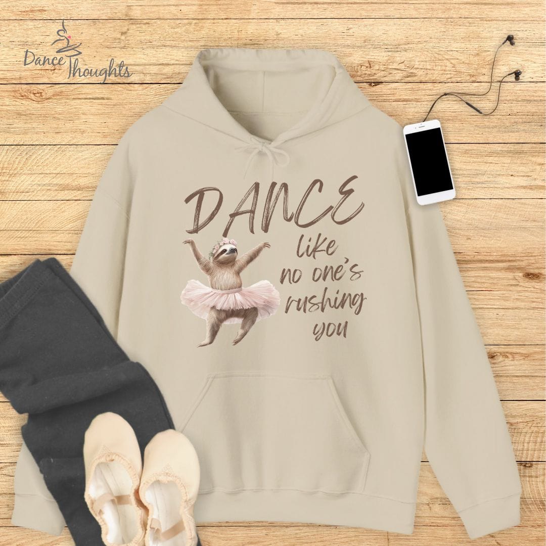 Ballet Sloth Hoodie-Hoodie-Dance Thoughts