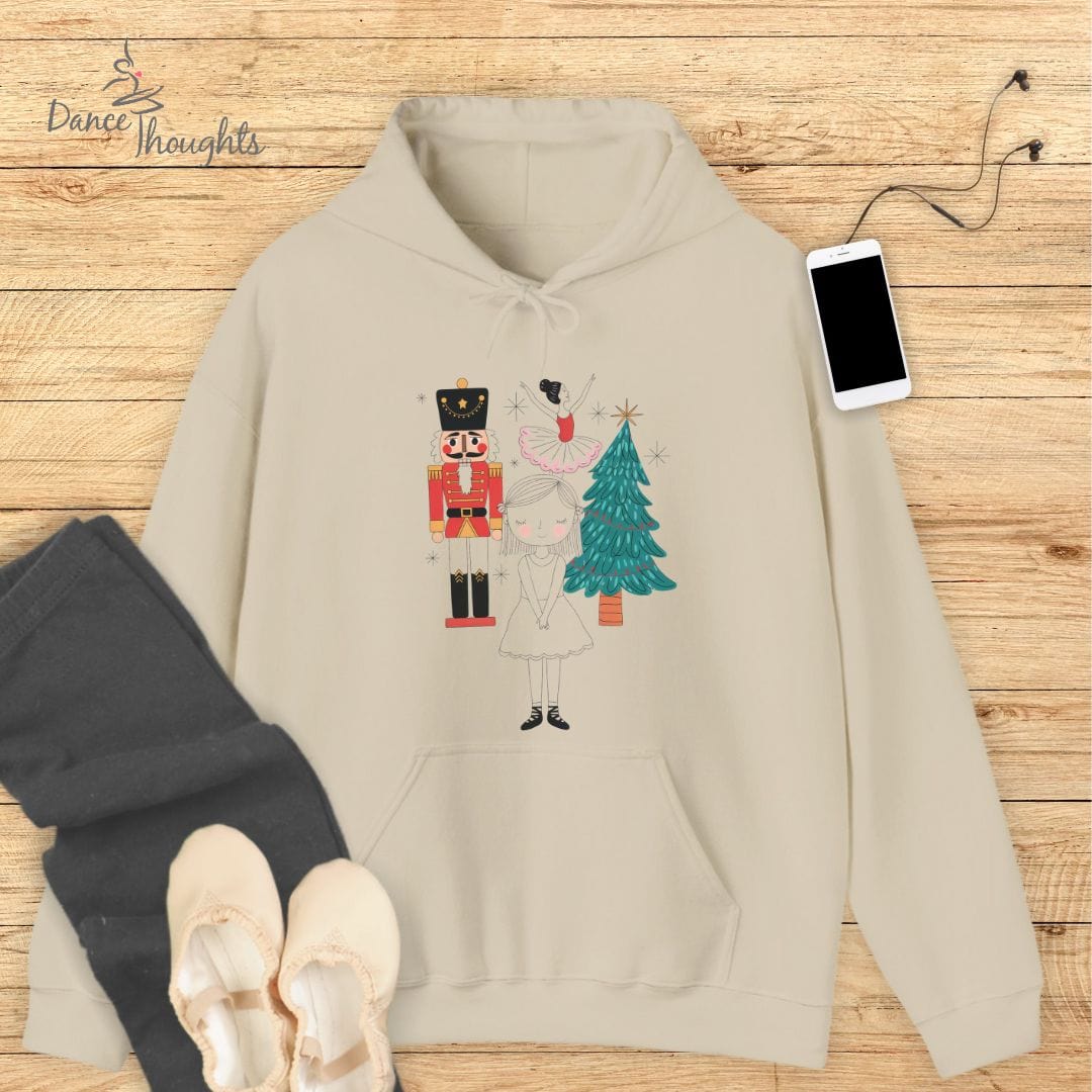 Nutcracker Drawing Hoodie-Hoodie-Dance Thoughts