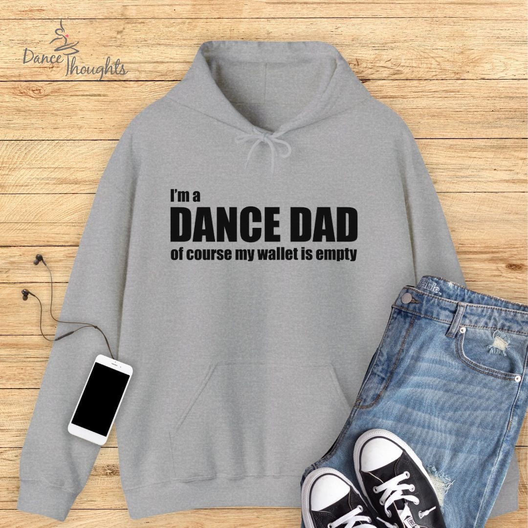 Dance Dad Empty Wallet Hoodie-Hoodie-Dance Thoughts