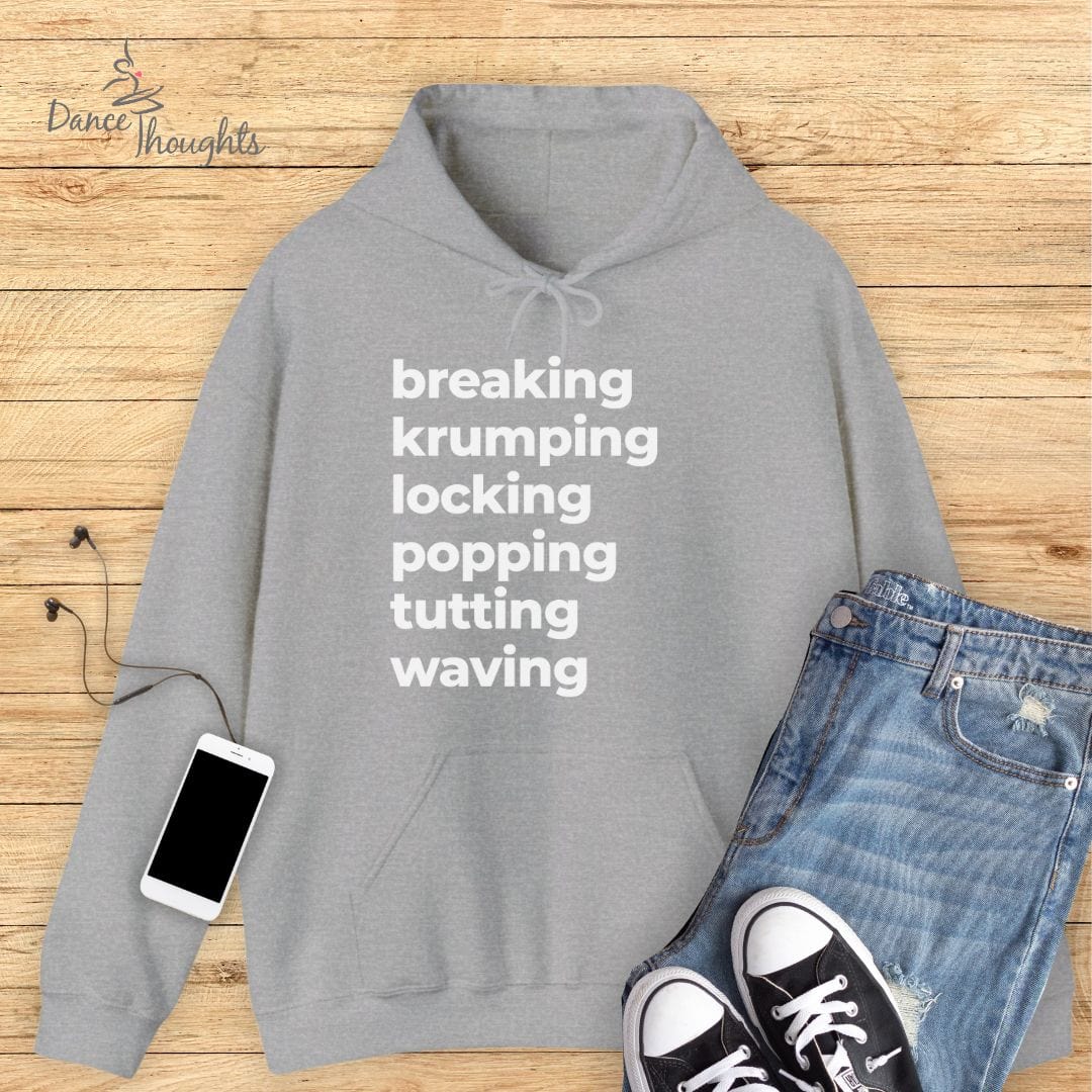 Hip-Hop Terminology Hoodie-Hoodie-Dance Thoughts
