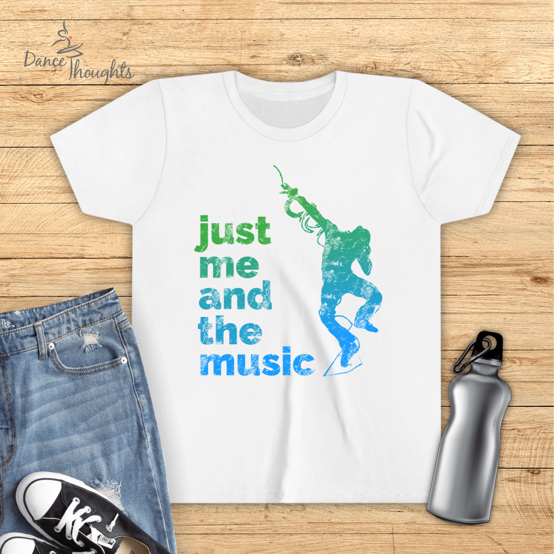 KIDS Just Me and the Music T-Shirt-Kids clothes-Dance Thoughts