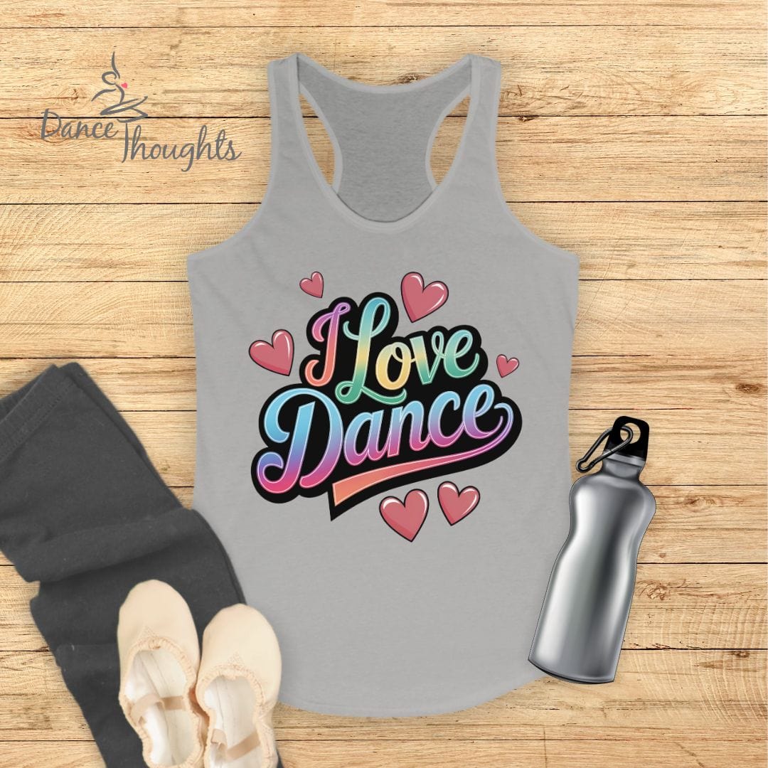 I Love Dance Tank Top-Tank Top-Dance Thoughts