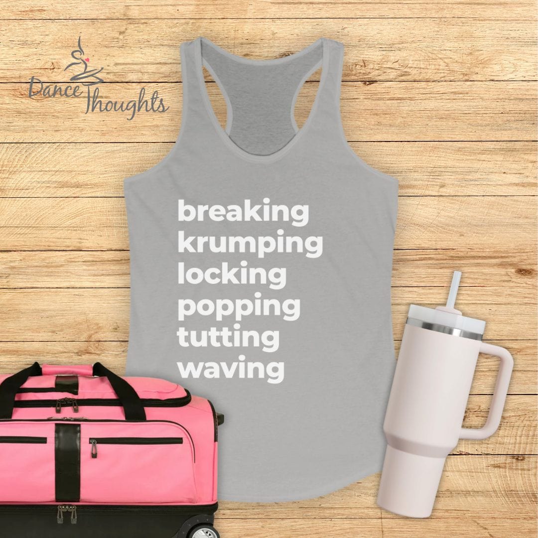 Hip-Hop Terminology Tank Top-Tank Top-Dance Thoughts