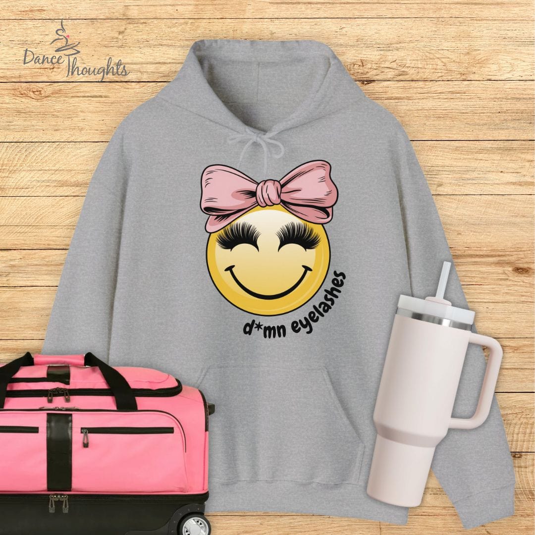 D*mn Eyelashes Hoodie-Hoodie-Dance Thoughts