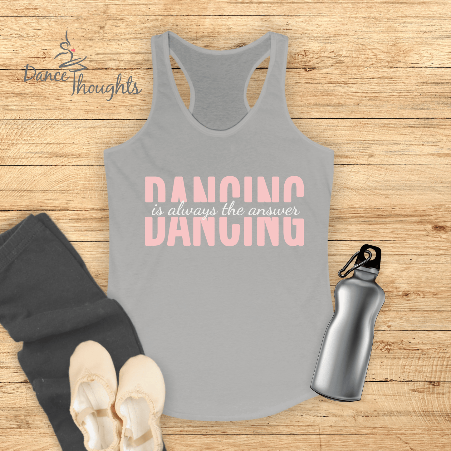 Dancing Is Always The Answer Tank Top-Tank Top-Dance Thoughts