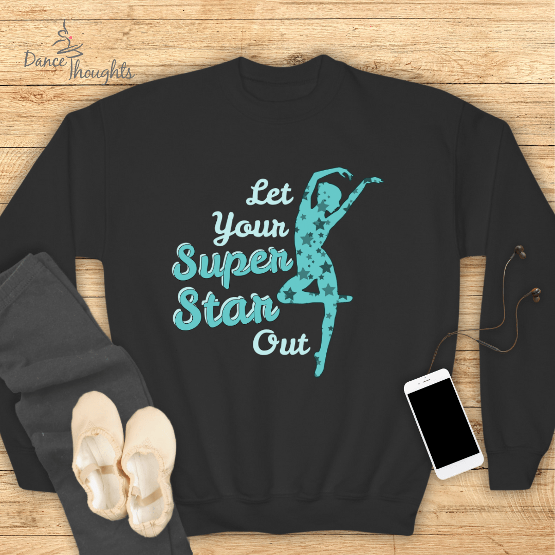 KIDS Let Your Super Star Out Sweatshirt-Kids clothes-Dance Thoughts