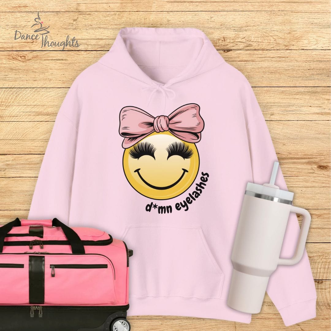 D*mn Eyelashes Hoodie-Hoodie-Dance Thoughts