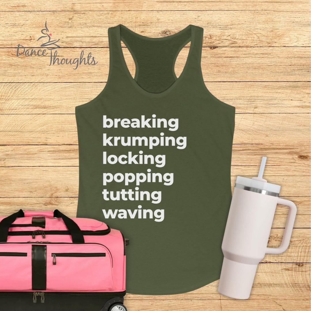 Hip-Hop Terminology Tank Top-Tank Top-Dance Thoughts