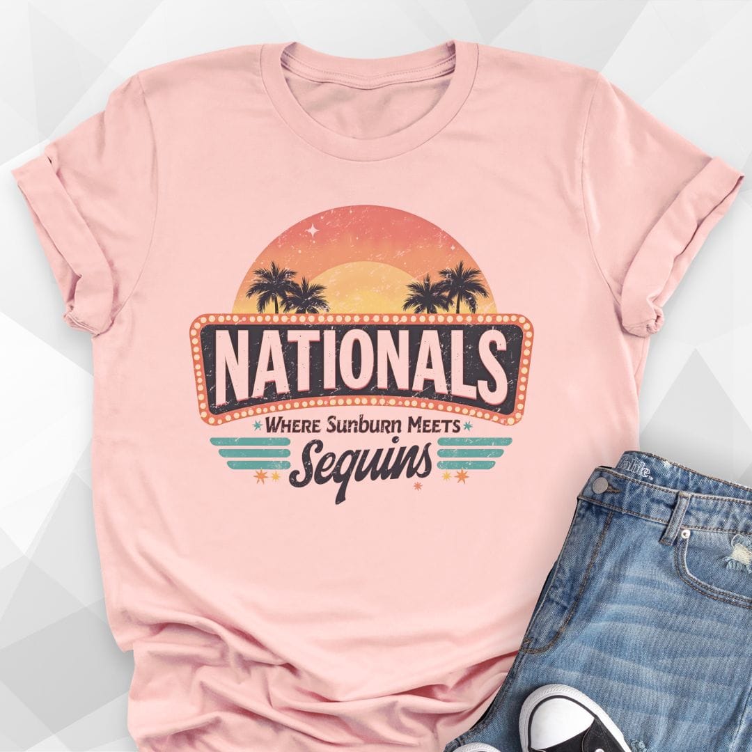Sunburn Meets Sequins T-shirt