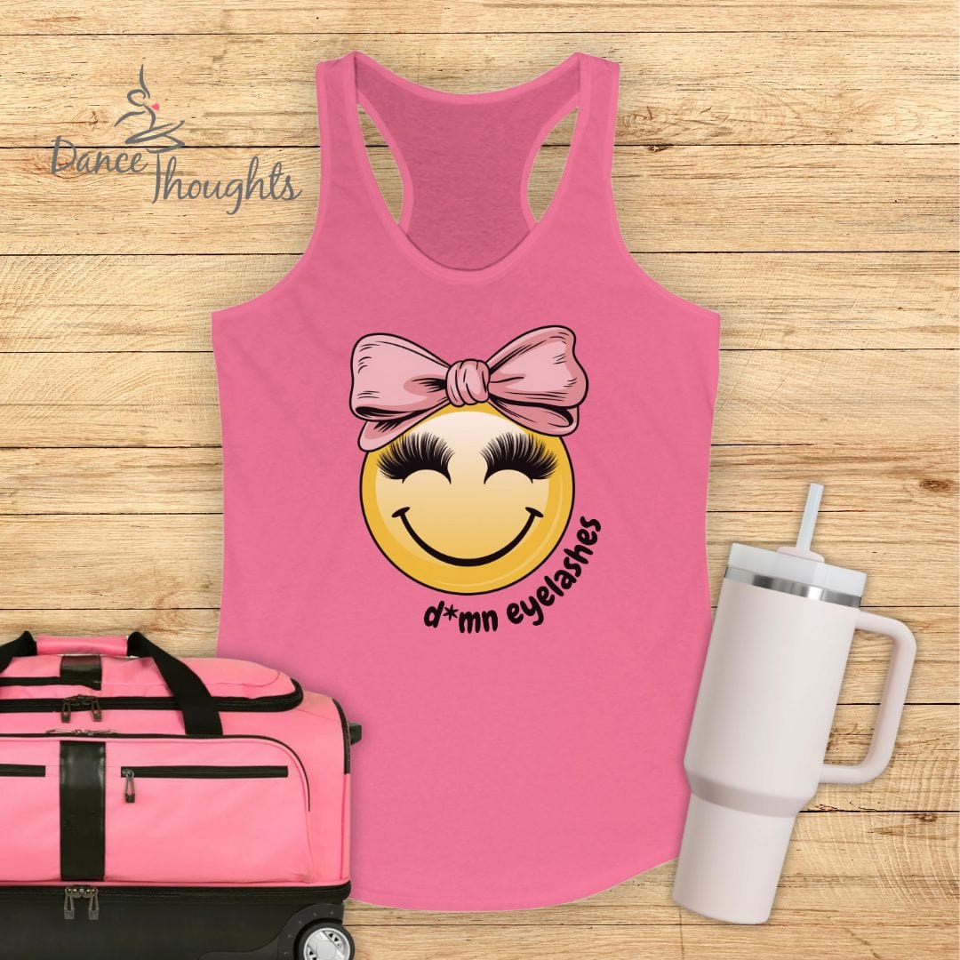 D*mn Eyelashes Tank Top-Tank Top-Dance Thoughts