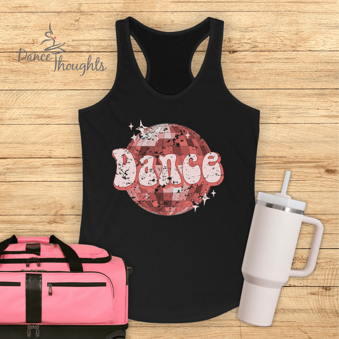 Groovy Disco Ball Dance Tank Top-Tank Top-Dance Thoughts