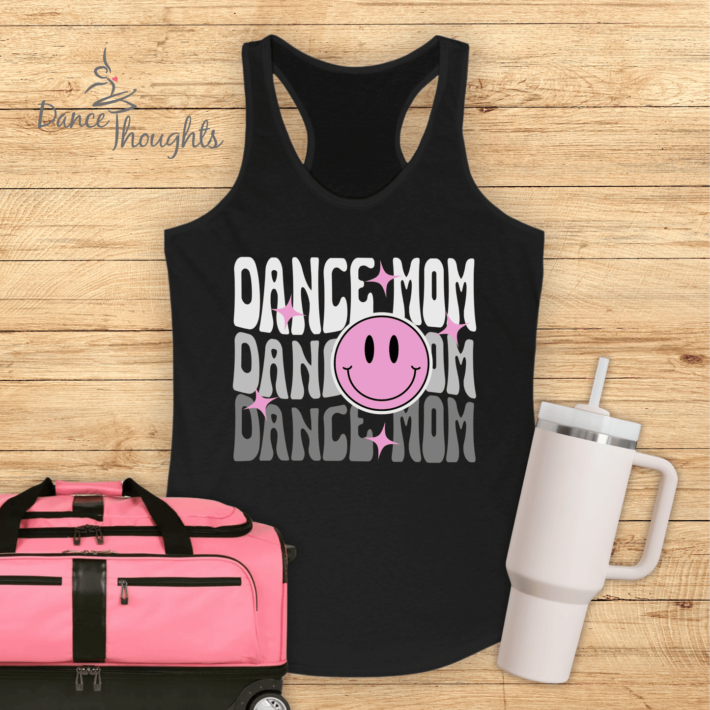 Groovy Dance Mom Tank Top-Tank Top-Dance Thoughts