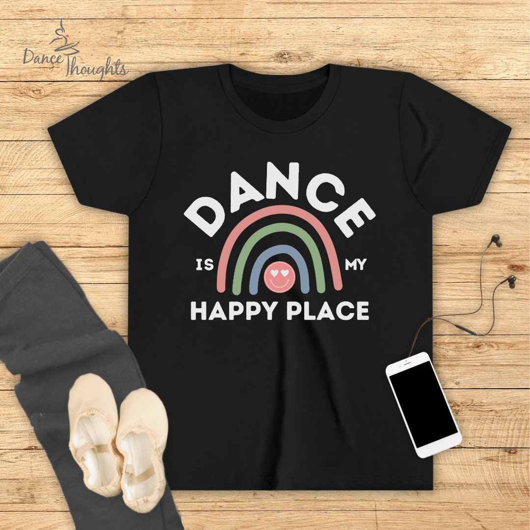 KIDS Dance Is My Happy Place T-shirt-Kids clothes-Dance Thoughts