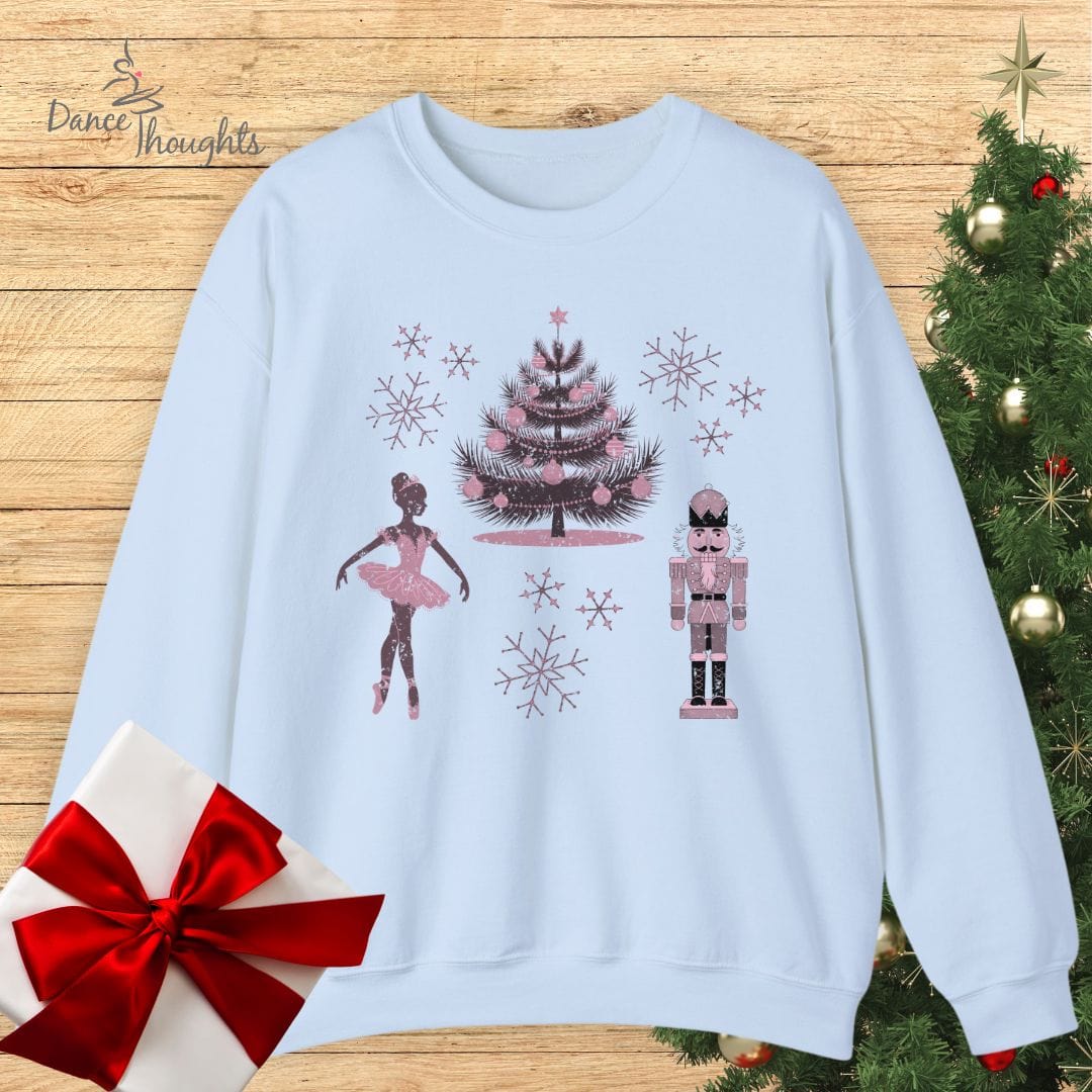 Pink Nutcracker Characters Sweatshirt-Sweatshirt-Dance Thoughts