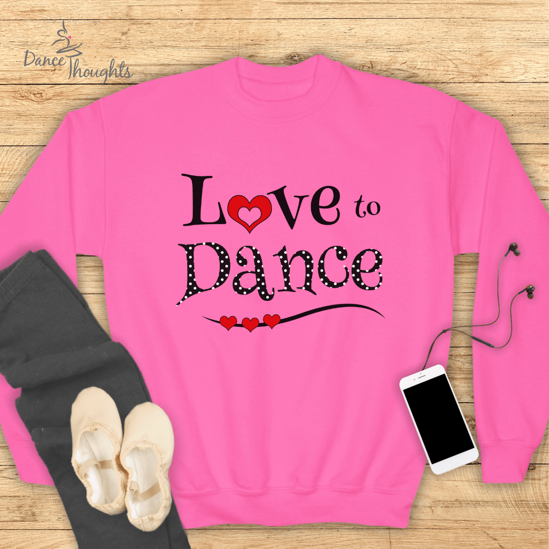 KIDS Love To Dance Sweatshirt-Kids clothes-Dance Thoughts