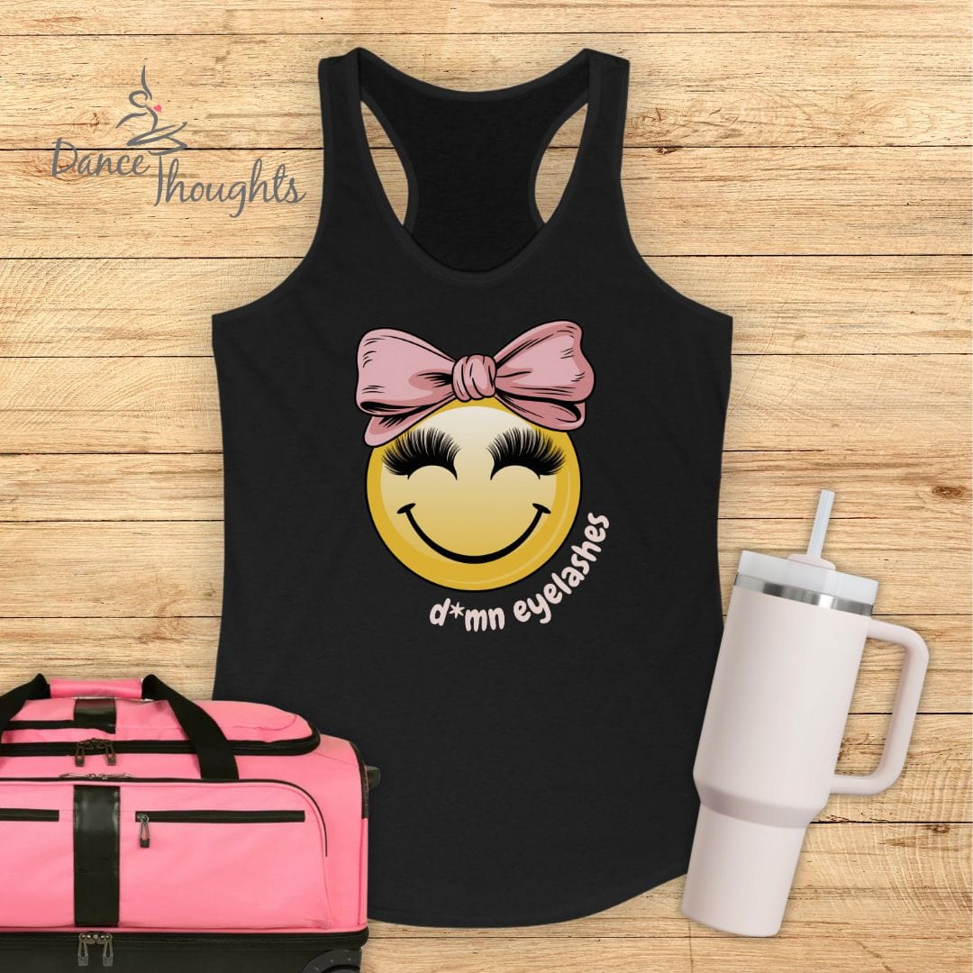 D*mn Eyelashes Tank Top-Tank Top-Dance Thoughts