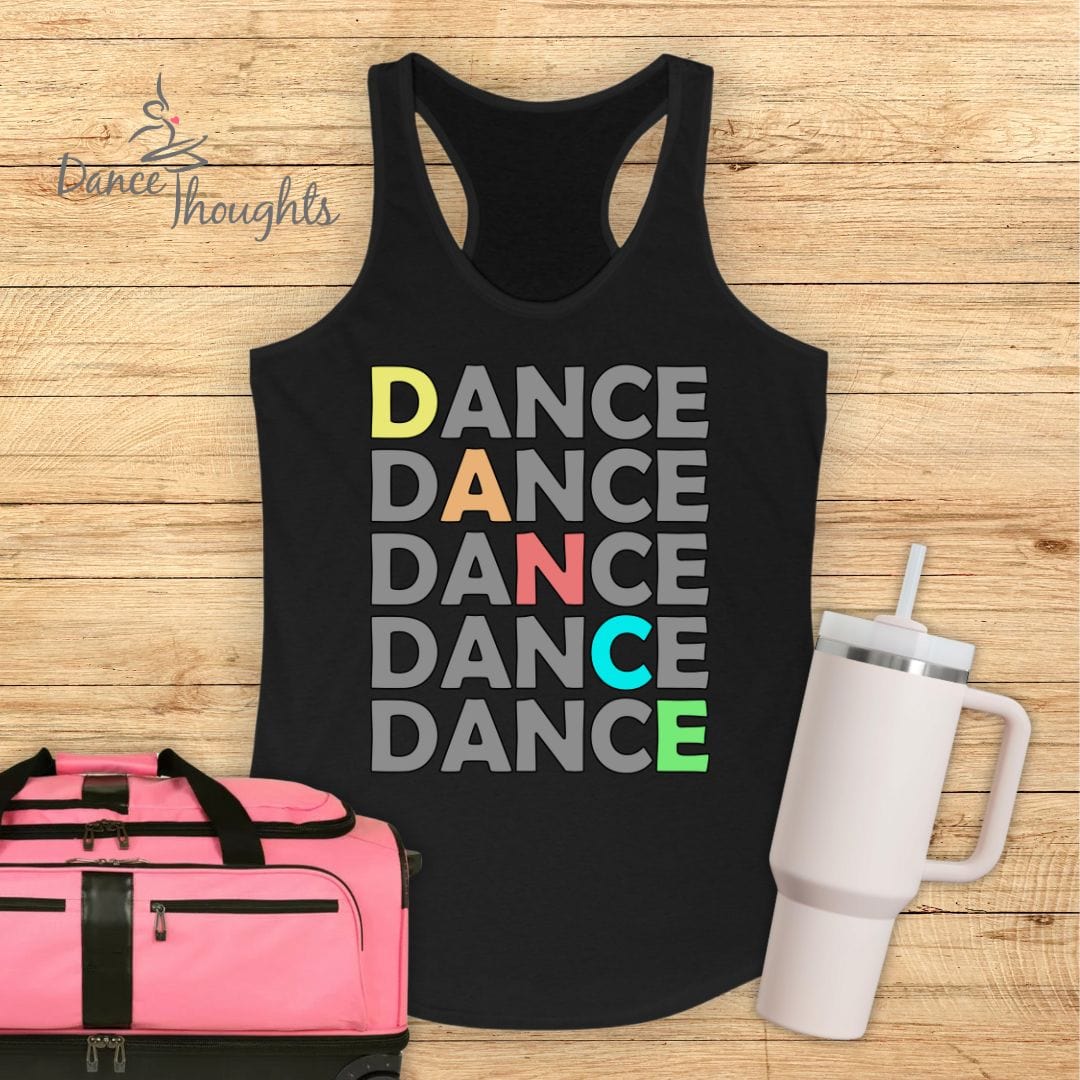 Dance Diagonal Tank Top-Tank Top-Dance Thoughts