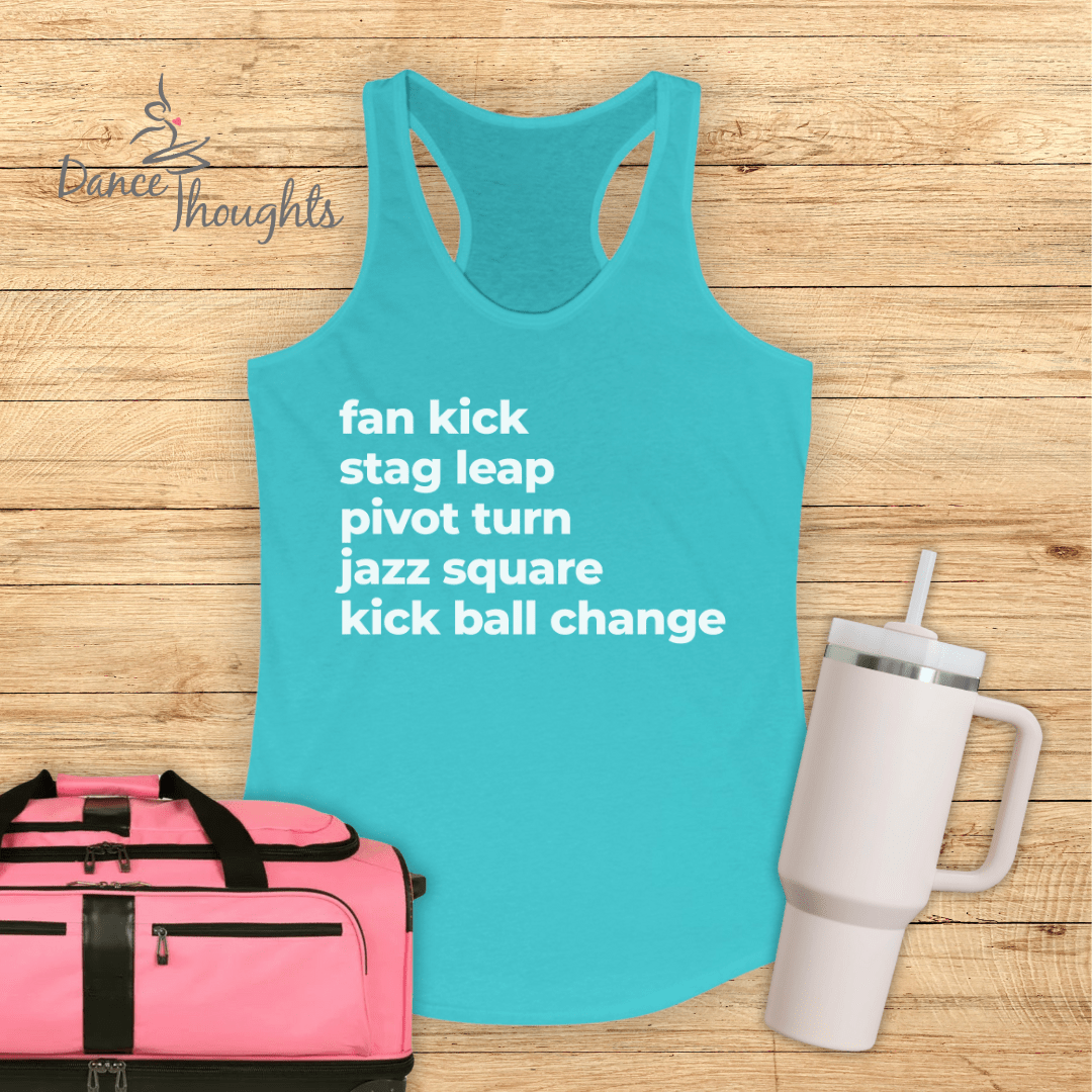 Jazz Dance Terminology Tank Top-Tank Top-Dance Thoughts