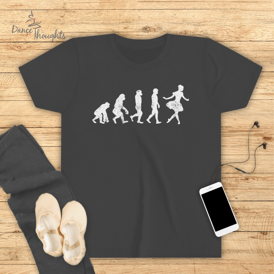 KIDS Ballet Dancer Evolution T-Shirt-Kids clothes-Dance Thoughts