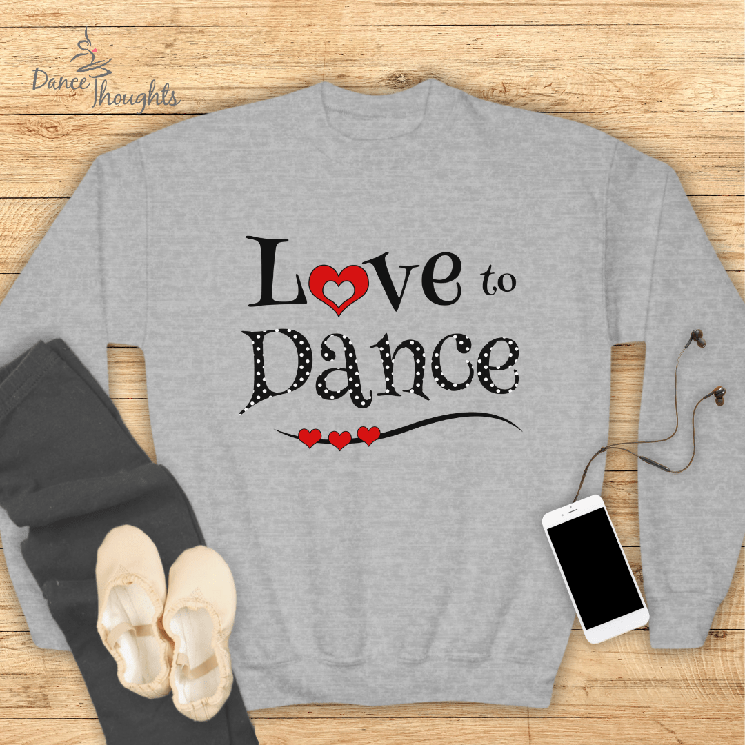 KIDS Love To Dance Sweatshirt-Kids clothes-Dance Thoughts
