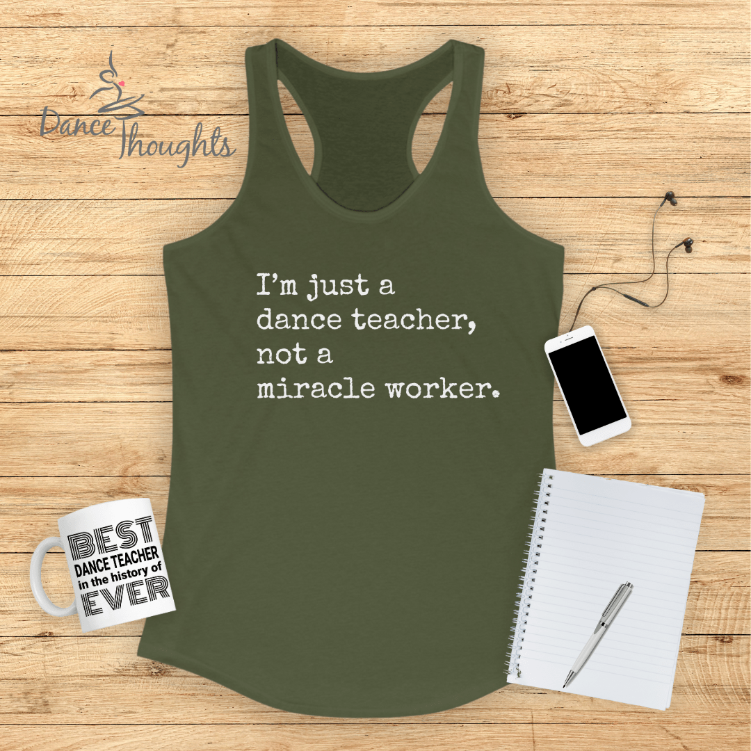 I'm Just A Dance Teacher Tank Top-Tank Top-Dance Thoughts