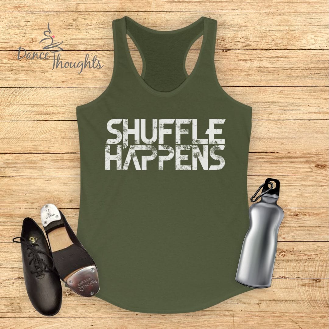 Shuffle Happens Tank Top-Tank Top-Dance Thoughts