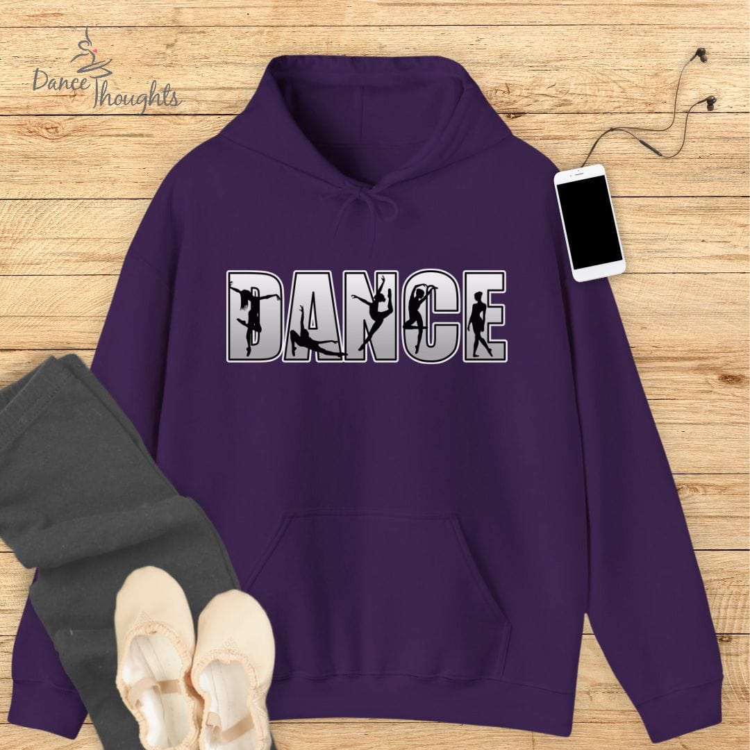 Dance Silhouettes Hoodie-Hoodie-Dance Thoughts