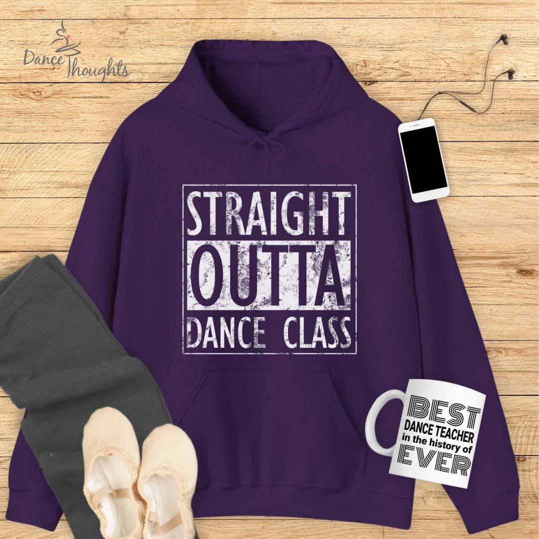 Straight Outta Dance Class Hoodie-Hoodie-Dance Thoughts