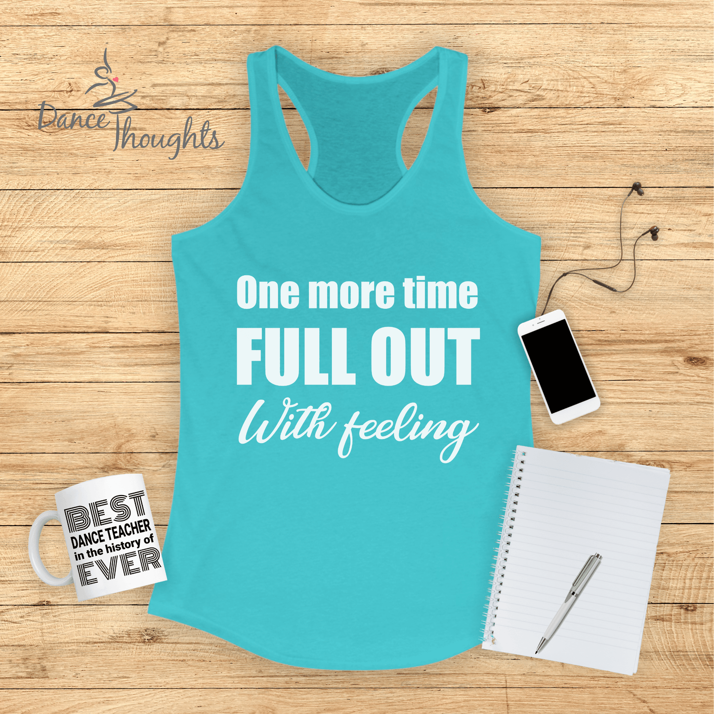 One More Time Tank Top-Tank Top-Dance Thoughts