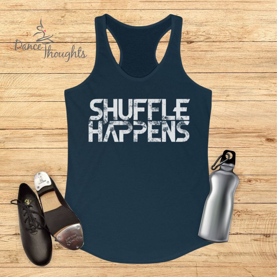 Shuffle Happens Tank Top-Tank Top-Dance Thoughts