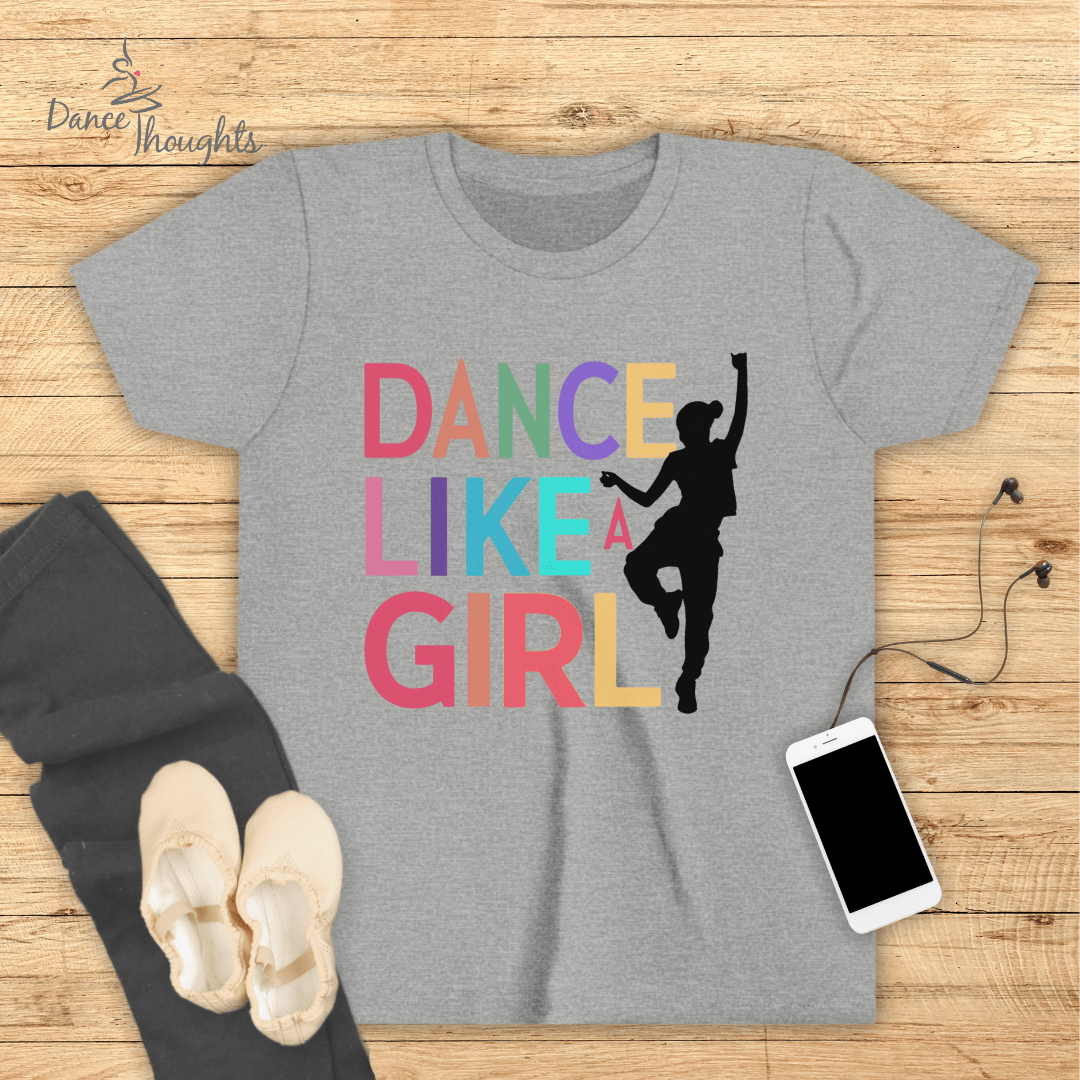KIDS Dance Like A Girl T-shirt-Kids clothes-Dance Thoughts